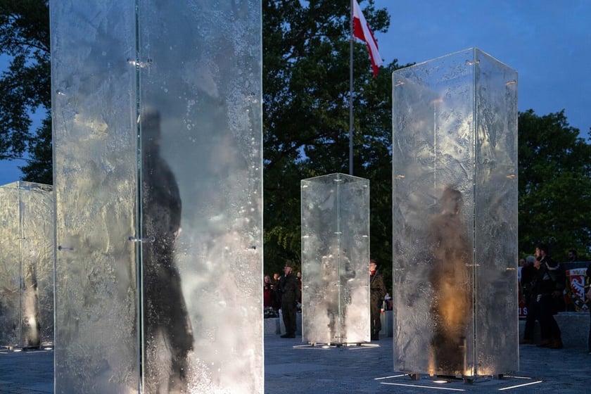 Uroczyste odsłonięcie pomnika Żołnierzy Niezłomnych. Wrocław, 8.05.2024