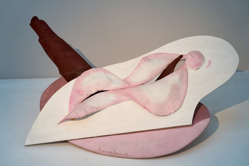 Prace Marii Pinińskiej-Bereś na wystawie w Pawilonie Czterech Kopuł we Wrocławiu