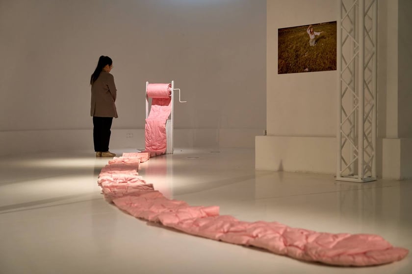 Prace Marii Pinińskiej-Bereś na wystawie w Pawilonie Czterech Kopuł we Wrocławiu