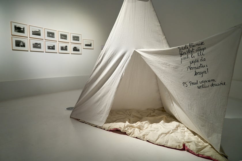 Prace Marii Pinińskiej-Bereś na wystawie w Pawilonie Czterech Kopuł we Wrocławiu