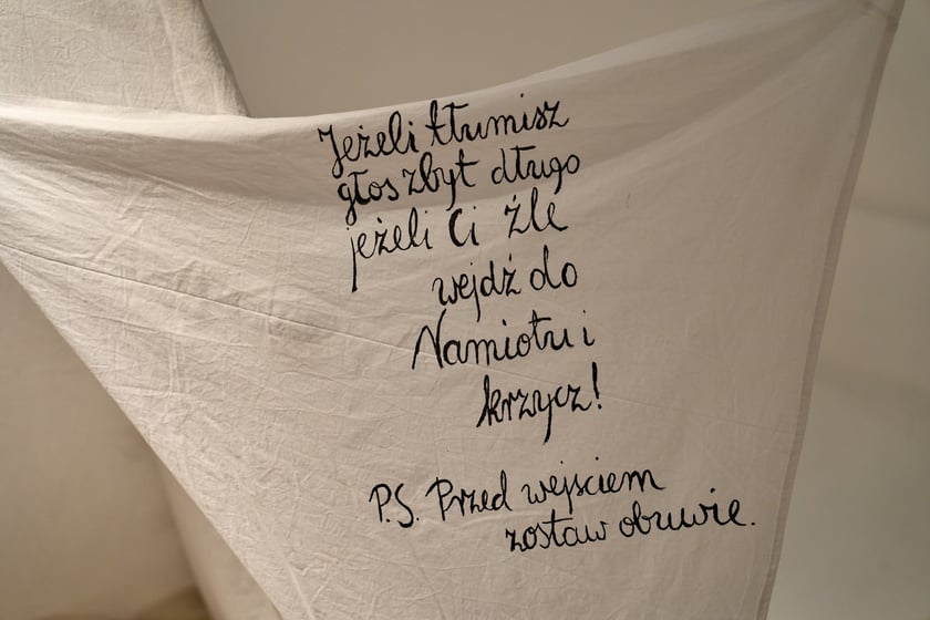 Prace Marii Pinińskiej-Bereś na wystawie w Pawilonie Czterech Kopuł we Wrocławiu