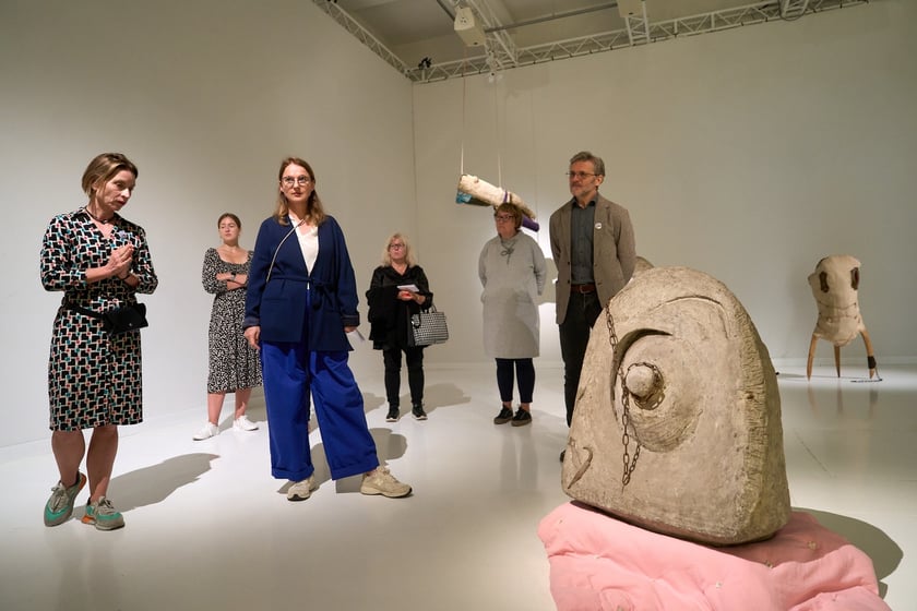 Prace Marii Pinińskiej-Bereś na wystawie w Pawilonie Czterech Kopuł we Wrocławiu