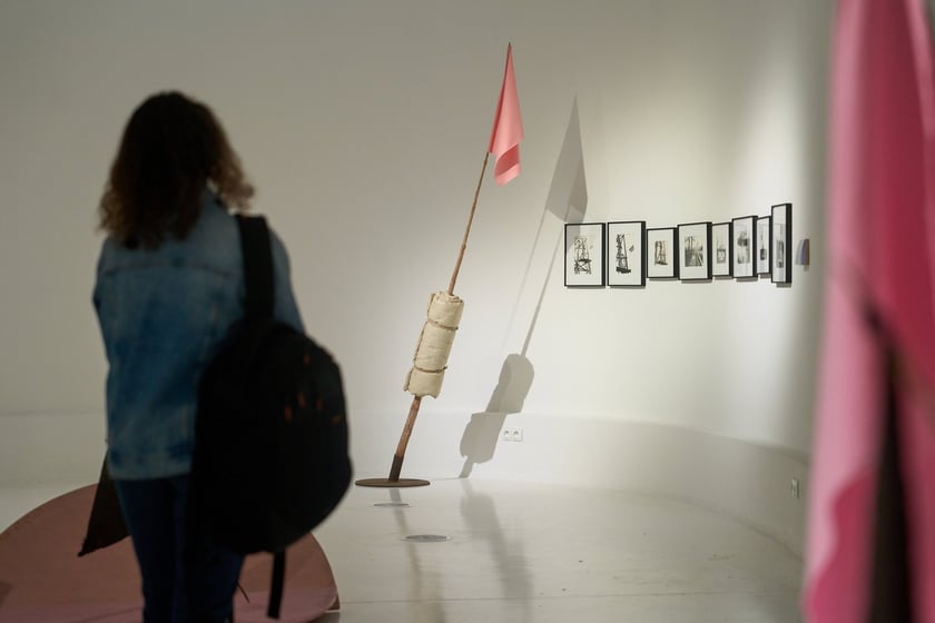 Prace Marii Pinińskiej-Bereś na wystawie w Pawilonie Czterech Kopuł we Wrocławiu