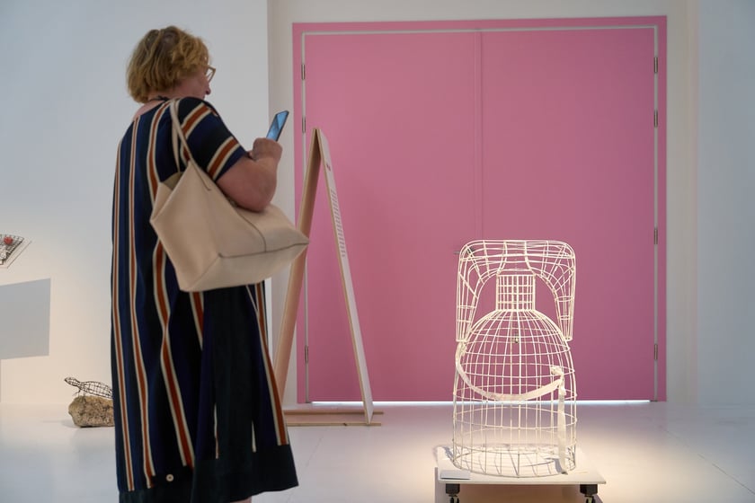 Prace Marii Pinińskiej-Bereś na wystawie w Pawilonie Czterech Kopuł we Wrocławiu