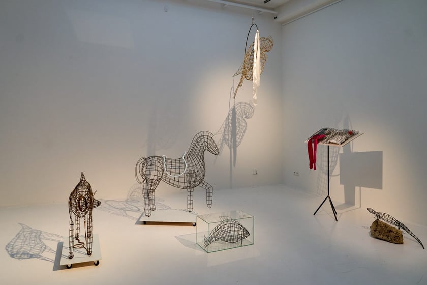 Prace Marii Pinińskiej-Bereś na wystawie w Pawilonie Czterech Kopuł we Wrocławiu