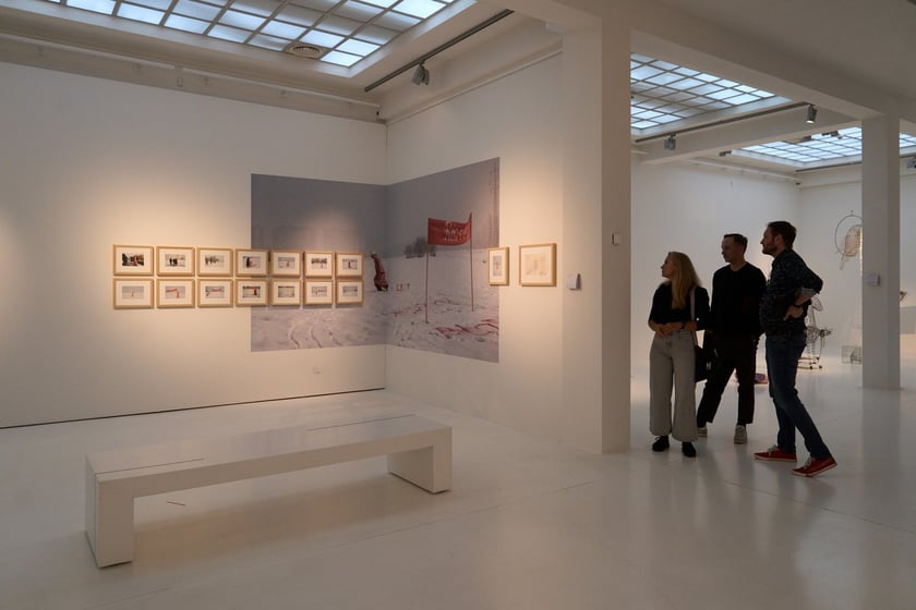 Prace Marii Pinińskiej-Bereś na wystawie w Pawilonie Czterech Kopuł we Wrocławiu