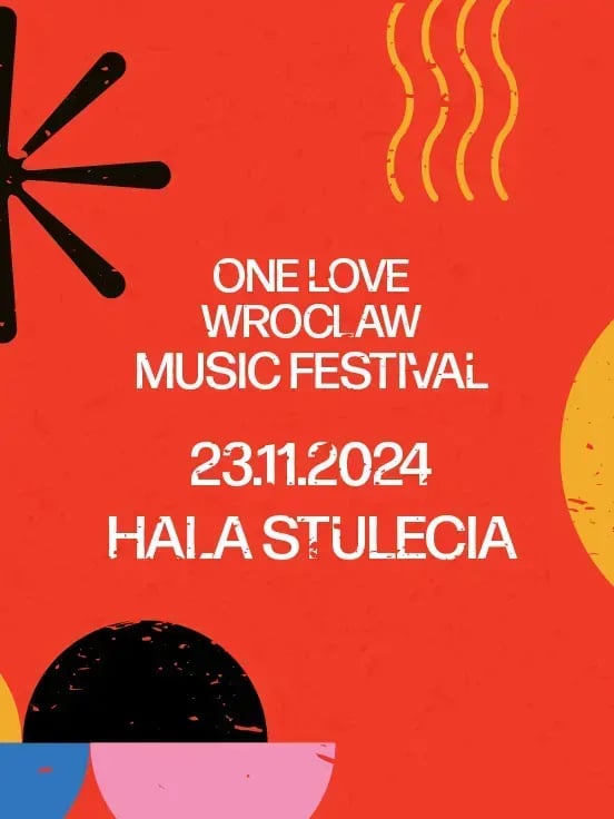 One Love Wrocław Music Festival 2024
zagrają m.in. Daria Zawiałow, Matylda/Łukasiewicz, Kasia Nosowska, Igo.&nbsp;
sobota, 23.11.2024, godz. 16.00
Wrocław, Hala Stulecia
Bilety od 148 zł