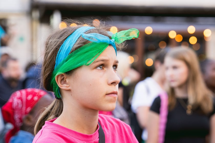 Kolorowa parada Lelenfant na ulicach Wrocławia, 29.07.2024