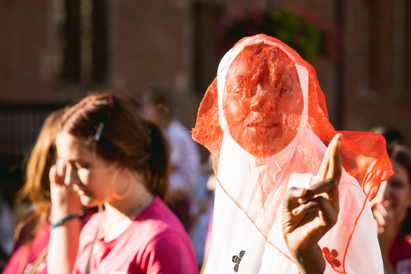 Kolorowa parada Lelenfant na ulicach Wrocławia, 29.07.2024