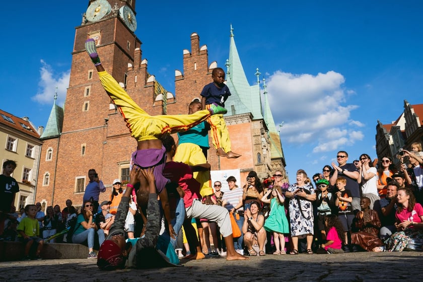 Kolorowa parada Lelenfant na ulicach Wrocławia, 29.07.2024