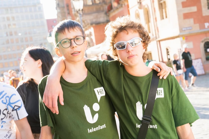 Kolorowa parada Lelenfant na ulicach Wrocławia, 29.07.2024