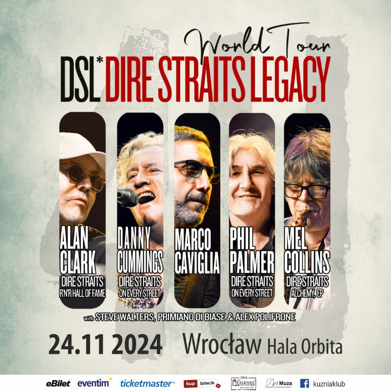 Przedostatni z jesiennej serii to koncert Dire Straits Legacy, czyli projekt złożony z byłych członk&oacute;w tej brytyjskiej grupy. Usłyszymy największe hity Dire Straits oraz nowe utwory z albumu &bdquo;3 Chord Trick&rdquo; wyprodukowanego przez Alana Clarka i Phila Palmera.
Termin: 24 listopada o godzinie 20:00Bilety: od 170 złotych &ndash; do kupienia tutaj.