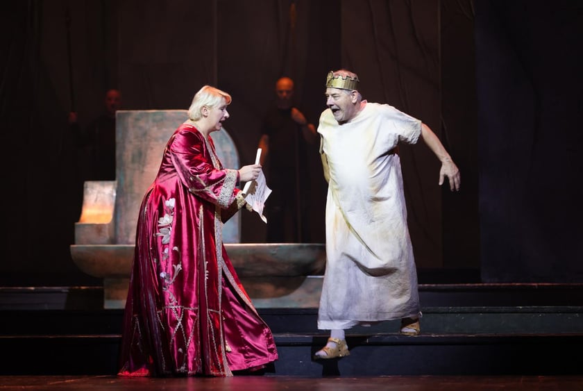 Pr&oacute;ba do spektaklu &bdquo;Nabucco&rdquo; w Operze Wrocławskiej