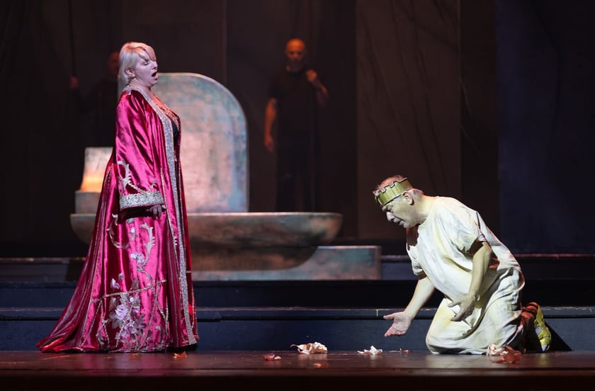 Pr&oacute;ba do spektaklu &bdquo;Nabucco&rdquo; w Operze Wrocławskiej