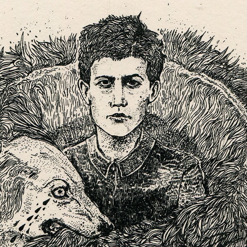 Grafika Aleksandry Czudżak (detal)
