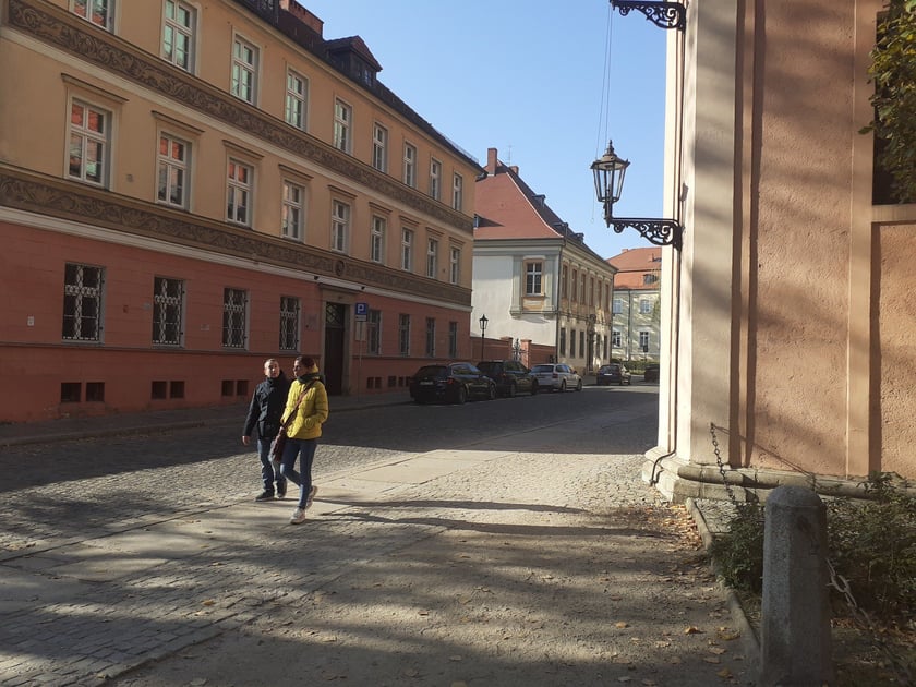 Południowa strona katedry, październik 2024