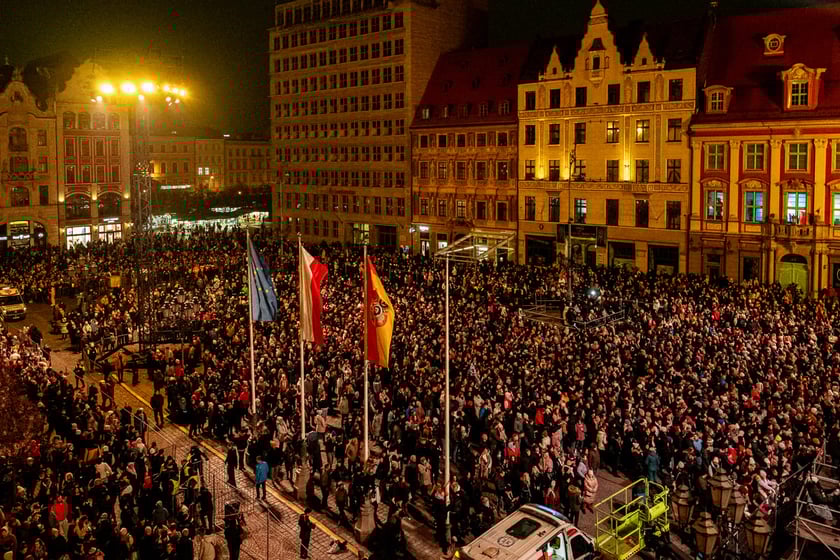 Koncert na wrocławskim Rynku, 11.11.2024