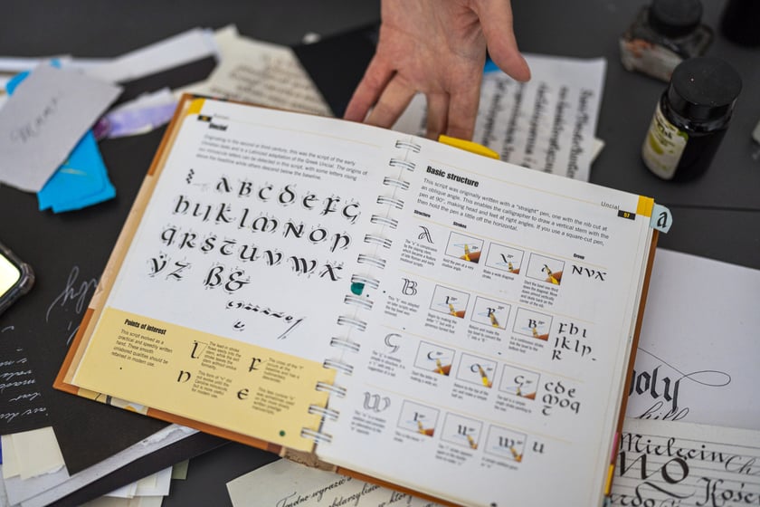 W pracowni Scriptfolium Zuzanny Chróścik