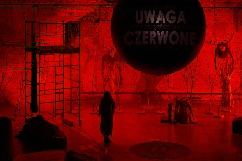 Próba do premiery przedstawienia „Stado. W środku jesteśmy baśnią” w WTP