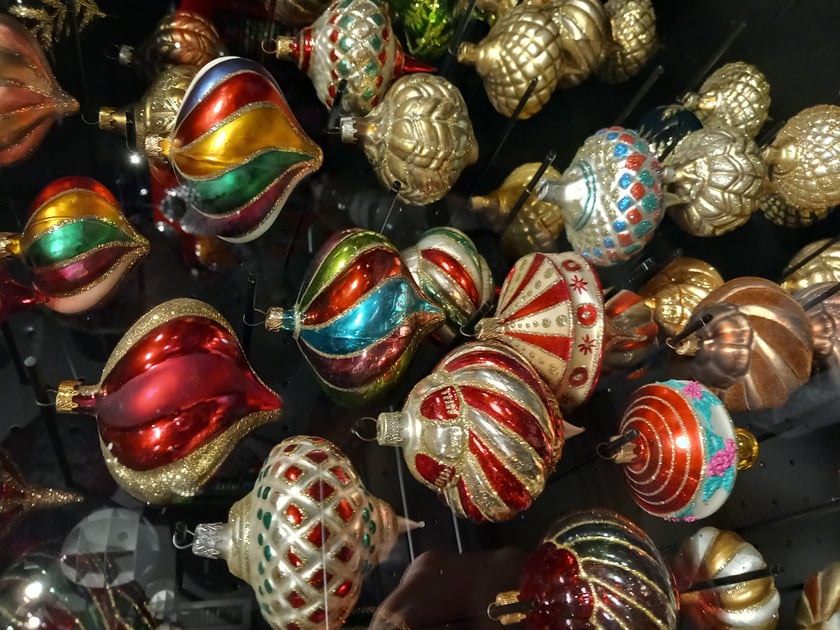 Bombki ze zbiorów Muzeum Bombki w Miliczu