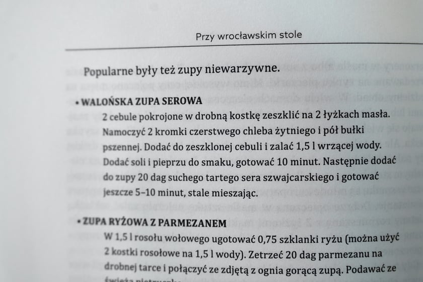 Przepis na walońską zupę serową z książki