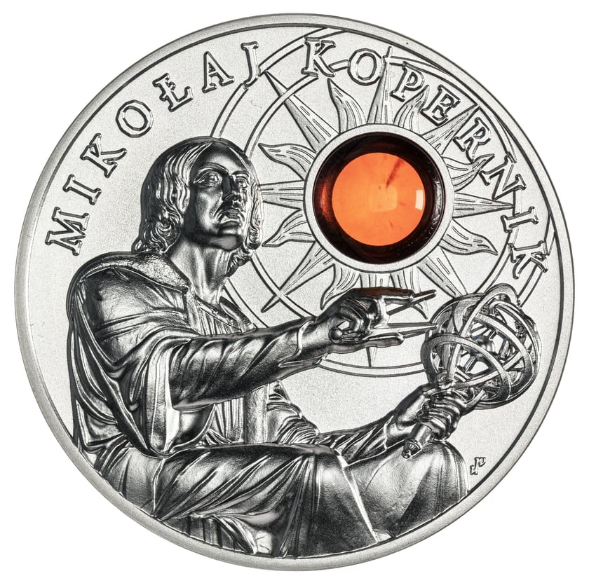 Moneta z Mikołajem Kopernikiem