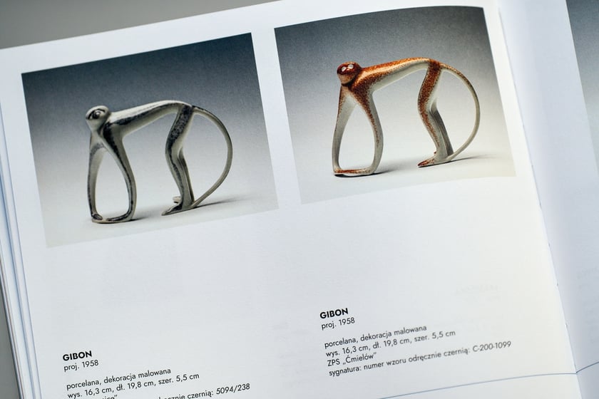 Książka-katalog wystawy &bdquo;Wielka czw&oacute;rka i inni. Ceramiczna rzeźba kameralna w PRL-u&rdquo; &ndash; projekty Hanny Orthwein