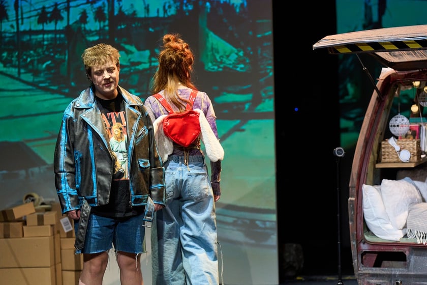 Pr&oacute;ba do spektaklu &bdquo;Gry wstępne&rdquo; w na Scenie Ciśnień Teatru Muzycznego Capitol&nbsp;