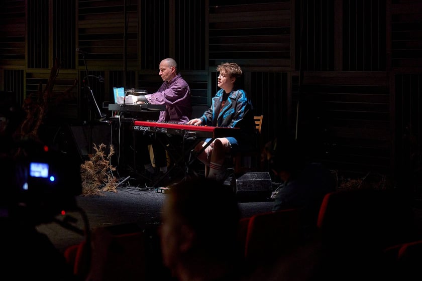 Pr&oacute;ba do spektaklu &bdquo;Gry wstępne&rdquo; w na Scenie Ciśnień Teatru Muzycznego Capitol&nbsp;