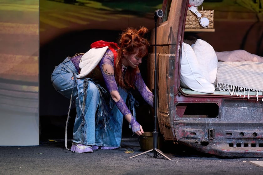 Pr&oacute;ba do spektaklu &bdquo;Gry wstępne&rdquo; w na Scenie Ciśnień Teatru Muzycznego Capitol&nbsp;