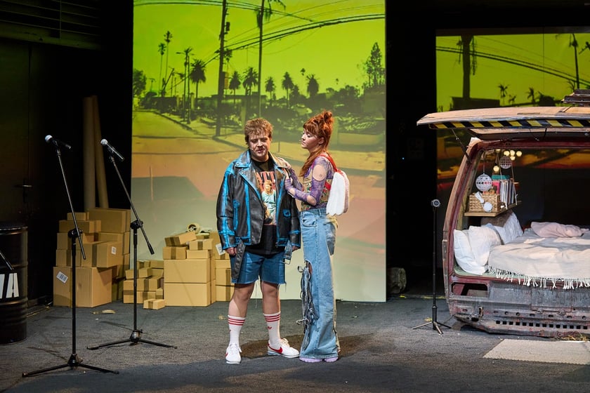 Pr&oacute;ba do spektaklu &bdquo;Gry wstępne&rdquo; w na Scenie Ciśnień Teatru Muzycznego Capitol&nbsp;