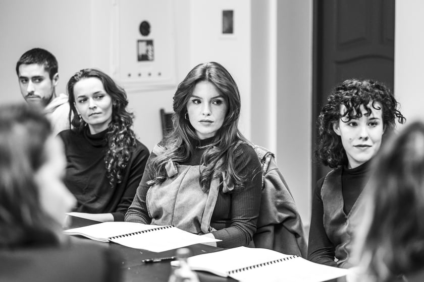 Pierwsze pr&oacute;by czytane do spektaklu &bdquo;Heksy&rdquo; w Teatrze Polskim w Podziemiu