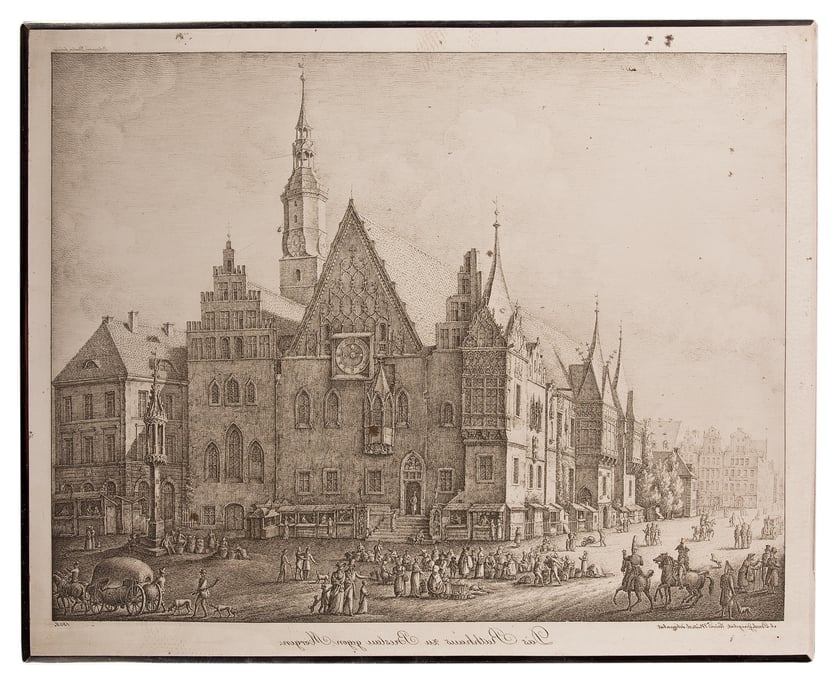 Ratusz w Rynku - widok od południowego-wschodu