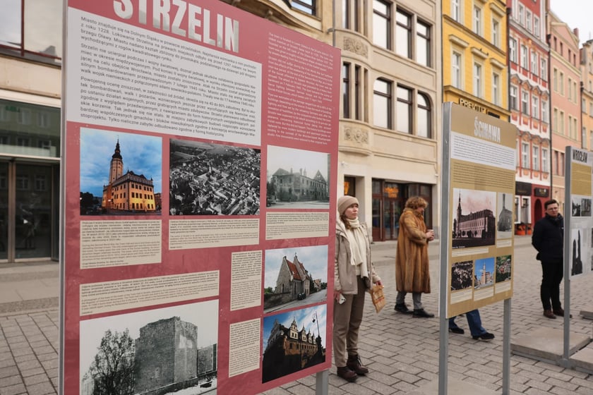 Wystawa plenerowa &bdquo;Amputacja czy rekonstrukcja. Miasta południowo-zachodniej Polski po 1945 roku&rdquo; w rynku do 11 marca.&nbsp;