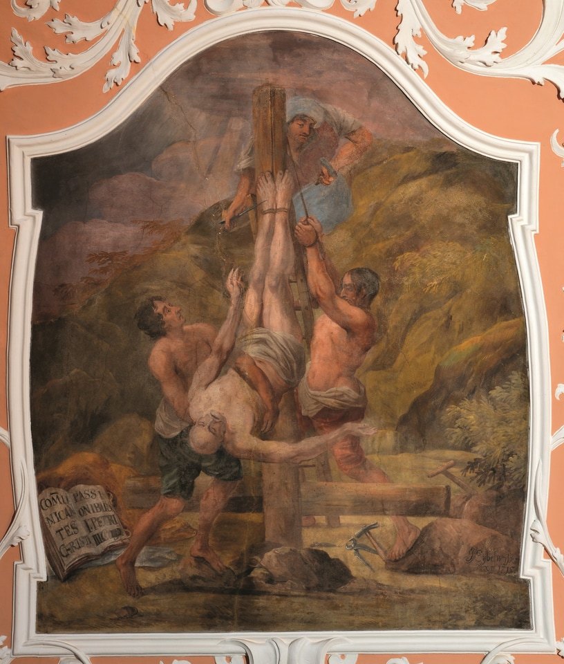 Johann Jacob Eybelwieser &ndash; Ukrzyżowanie św. Piotra