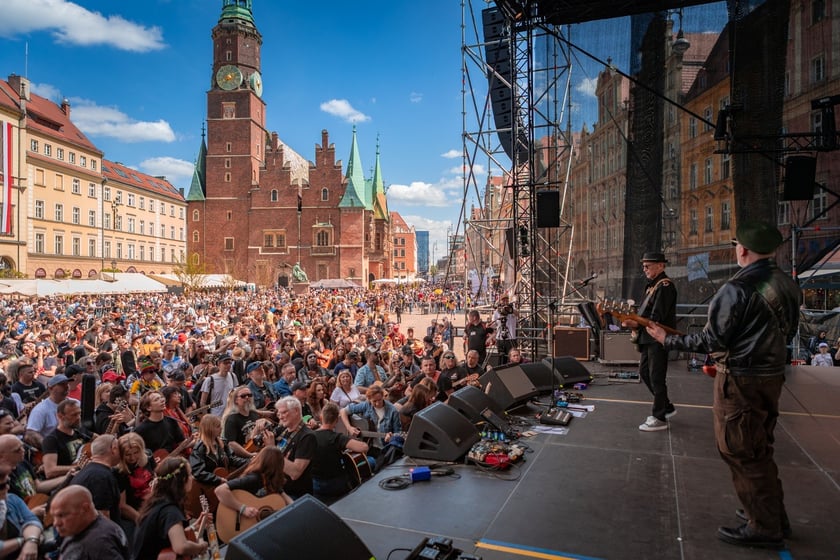 Gitarowy Rekord Świata 2025 na wrocławskim rynku