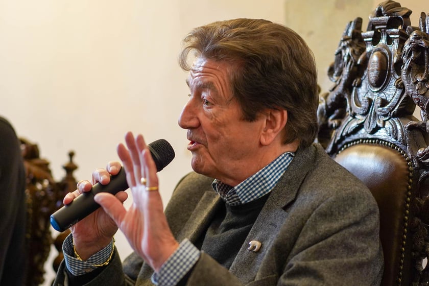 Graham Masterton podczas jednego z poprzednich pobyt&oacute;w we Wrocławiu