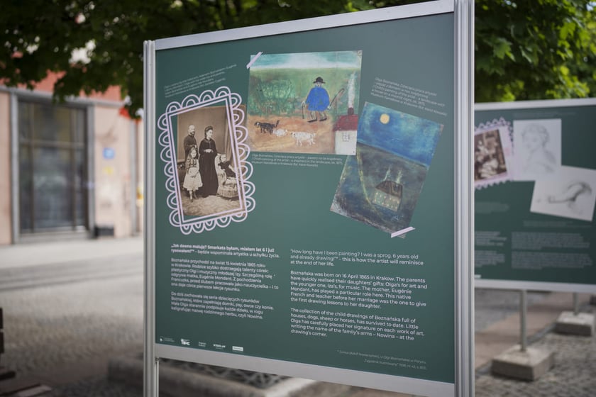 Wystawa poświęcona Oldze Boznańskiej przy ulicy Świdnickiej we Wrocławiu
