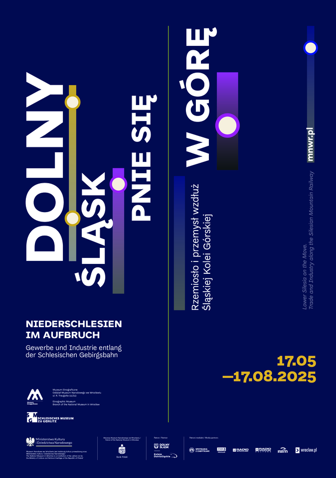 plakat wystawy "Dolny Śląsk pnie się w górę"