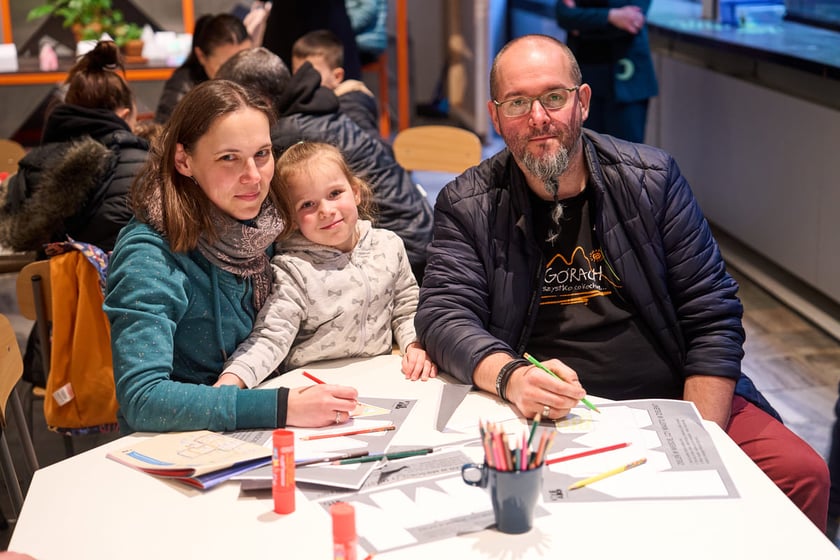 Noc Muze&oacute;w 2025 w Muzeum Architektury we Wrocławiu &ndash; Pani Agnieszka, Pan Piotr i ich c&oacute;reczka Oliwia