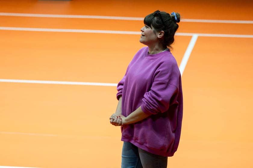Próba do przedstawienia French Open we Wrocławskim Teatrze Pantomimy, maj 2025