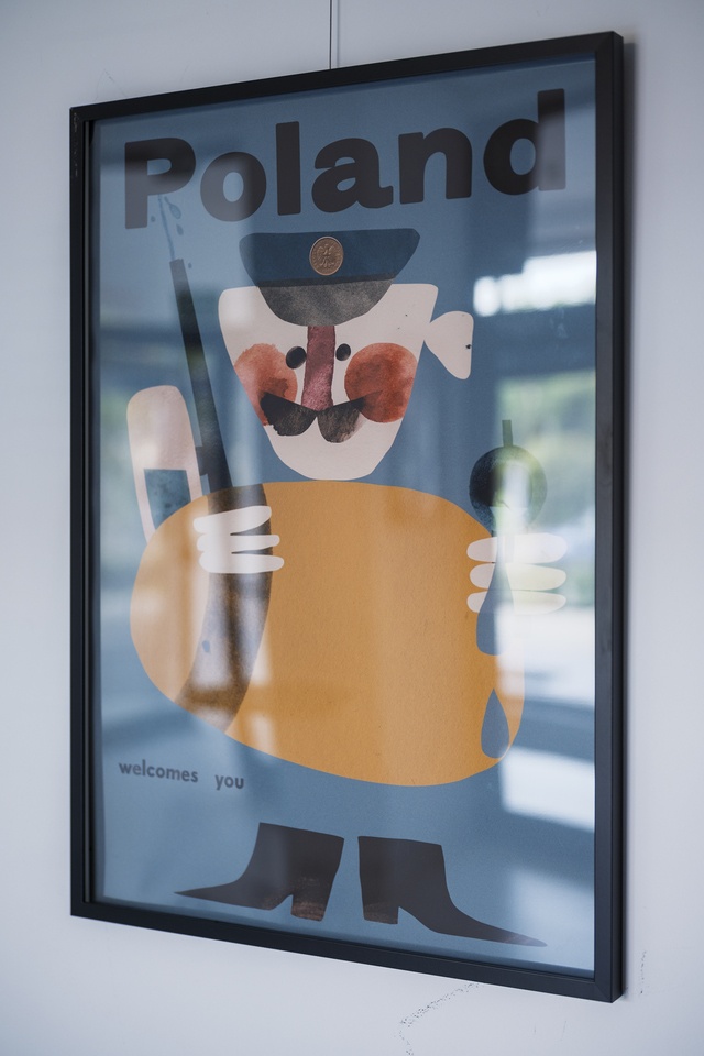 Plakaty Jakuba Kamińskiego były niedawno pokazywane w CK Nowy Pafawag