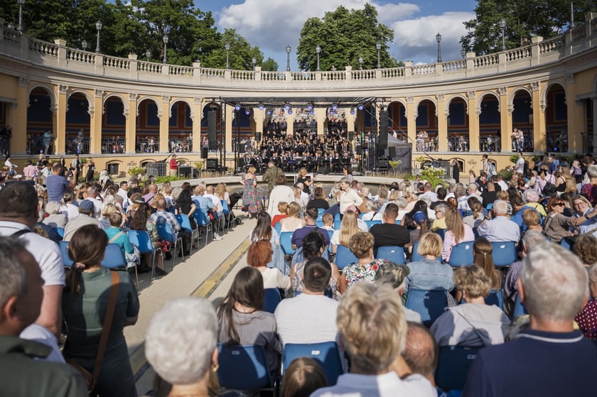 Koncert orkiestry wojskowej na Bastionie Sakwowym 20 czerwca