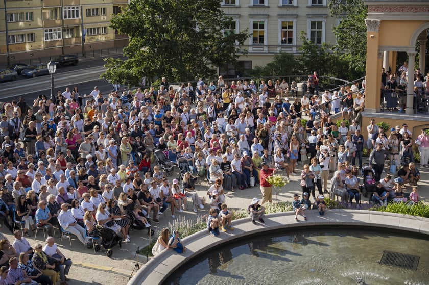 Koncert orkiestry wojskowej na Bastionie Sakwowym 20 czerwca