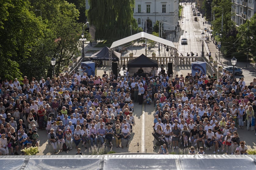 Koncert orkiestry wojskowej na Bastionie Sakwowym 20 czerwca