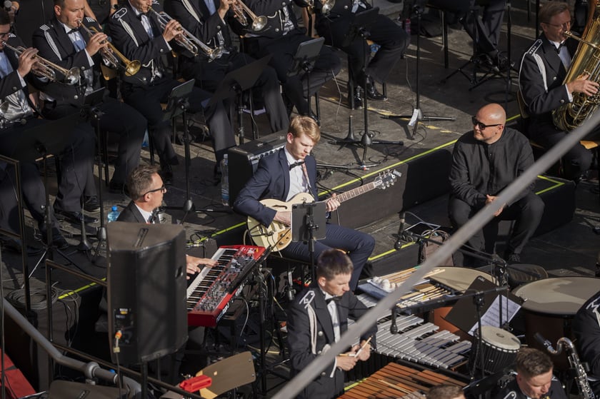 Koncert orkiestry wojskowej na Bastionie Sakwowym 20 czerwca