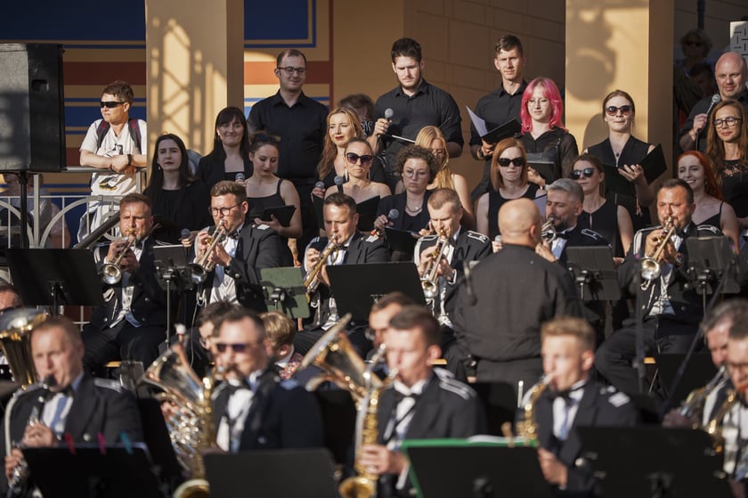 Koncert orkiestry wojskowej na Bastionie Sakwowym 20 czerwca