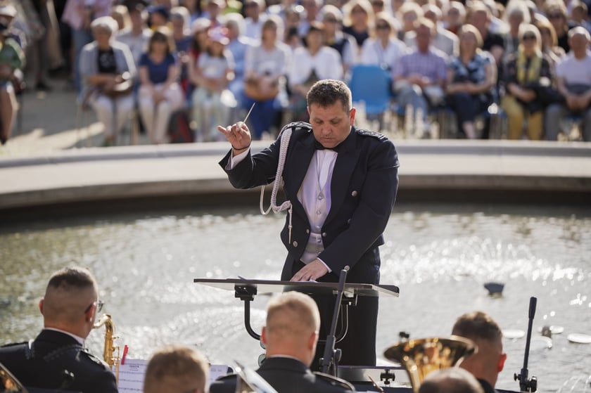 Koncert orkiestry wojskowej na Bastionie Sakwowym 20 czerwca