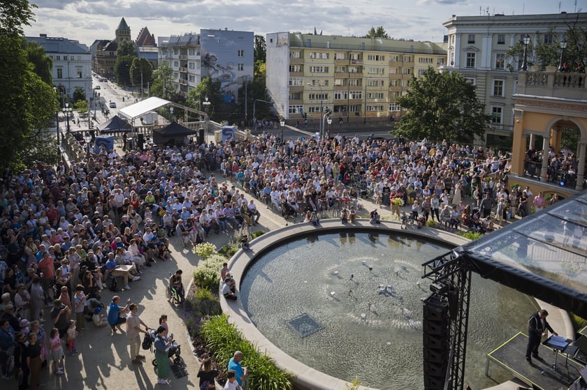 Koncert orkiestry wojskowej na Bastionie Sakwowym 20 czerwca
