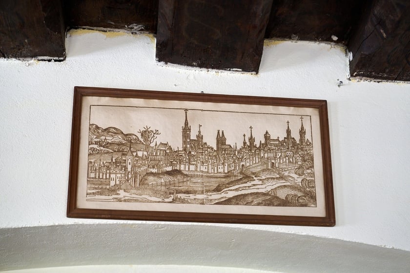 Pomieszczenia Towarzystwa Miłośnik&oacute;w Wrocławia na II piętrze kamienicy